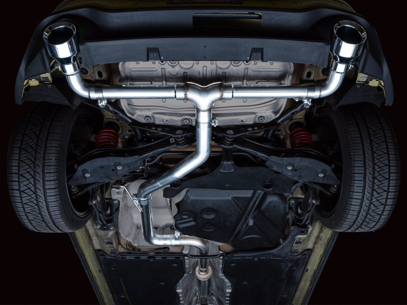 Volkswagen GTI Performance Exhaust - AWE Tuning - Cat-Back Track Edition - Chrome Silver - `22-`27